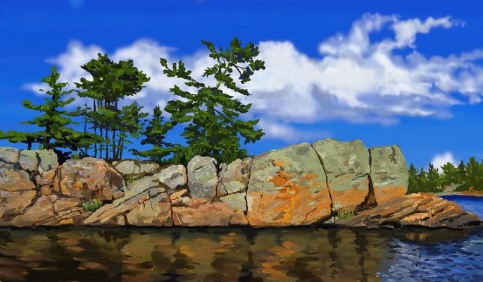 Killarney Provincial Park Paint By Numbers - Numeral Paint Kit