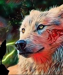 Storm Wolf Animals Paint By Numbers