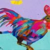 Colorful Cock Paint By Numbers