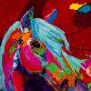 Colorful Horse Paint By Numbers