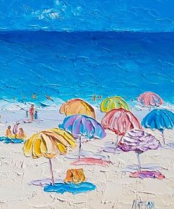 Summer Beach Paint By Numbers