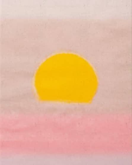 Sunset Yellow - Landscape Paint By Numbers - Numeral Paint