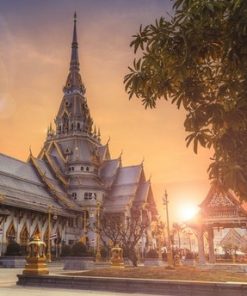 Wat Sothonwararam Temple Paint By Numbers