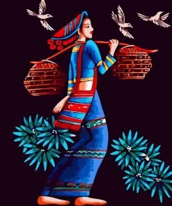 Villagers Women People Paint By Numbers