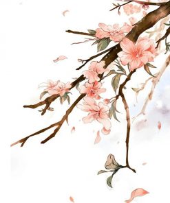 Cherry Blossom Branch Paint By Numbers