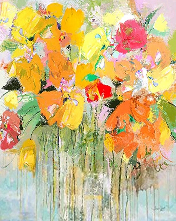 Flowers  Paint By Number Artist