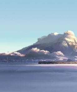 White Horizon Landscape Paint By Numbers