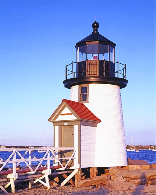 Brant Point Lighthouse Paint By Numbers