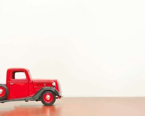 Red Ford Pickup Paint By Numbers
