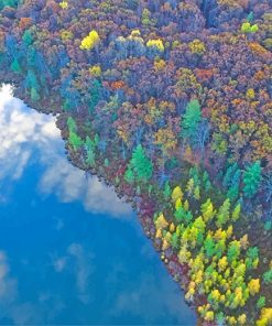 Lake Sky Reflect NEW Paint By Numbers