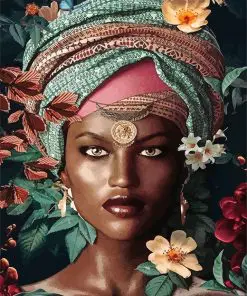 African Woman Paint By Numbers