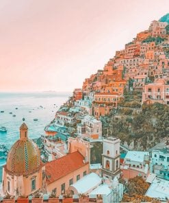 Amalfi Coast Italy Paint By Numbers