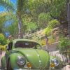 Antique Green VW Paint By Numbers