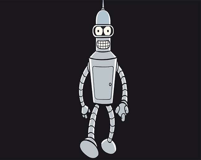 Bender Robot Paint By Numbers