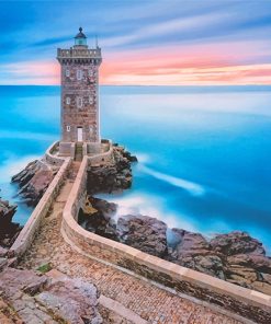 Phare De Kermorvan Paint By Numbers