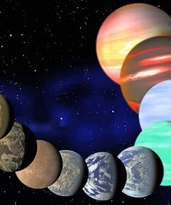 Universe Planets Paint By Numbers