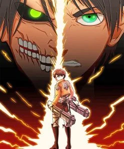 Eren Attack On Titan Paint By Numbers