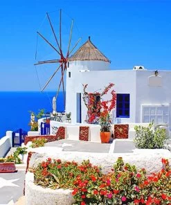 Greece Island Santorini NEW Paint By Numbers