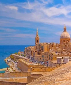 Valletta Malta Paint By Numbers