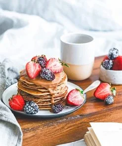 Berry Pancakes Paint By Numbers