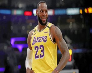 Lebron James Lakers Paint By Numbers