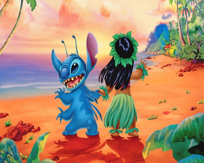 Lilo And Stitch Paint By Numbers - Numeral Paint Kit
