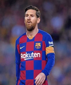 Lionel Messi Barcelona Paint By Numbers