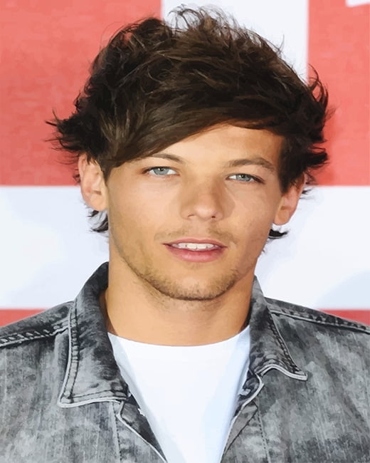 Cool Louis Tomlinson NEW Paint By Numbers - Numeral Paint Kit