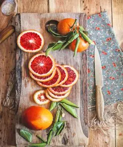 Sliced Blood Orange Paint By Numbers