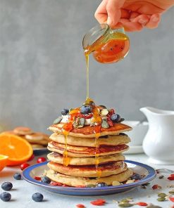 Honey Pancakes Paint By Numbers