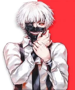 Kaneki Ken Tokyo Ghoul Paint By Numbers