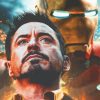 Tony Stark Iron Man Paint By Numbers