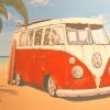 Vintage VW Bus Paint By Numbers