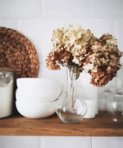 Vintage Bouquet Vase Paint By Numbers