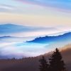 Fog mountains Paint By Numbers