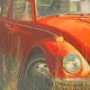Antique Red Car Paint By Numbers