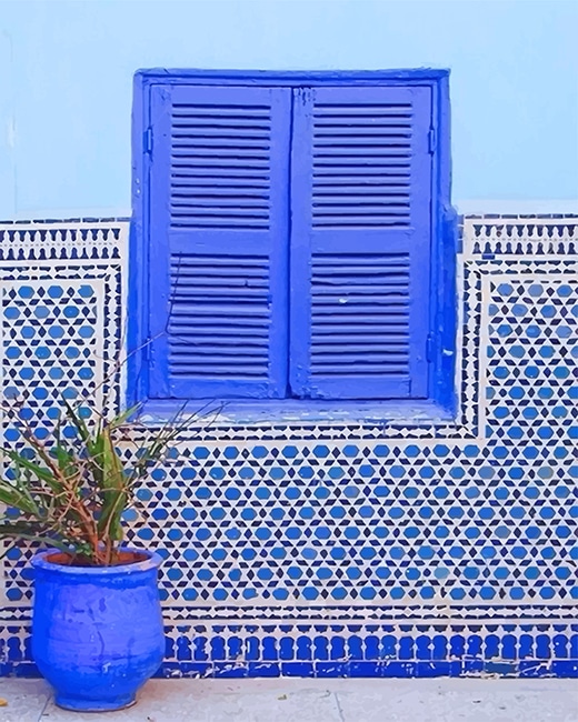 Moroccan Mosaic And Window Paint By Numbers