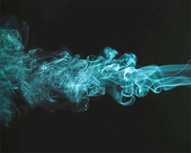 Blue Smoke Paint By Numbers