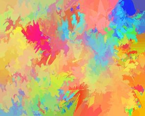 Colorful Abstract Paint By Numbers