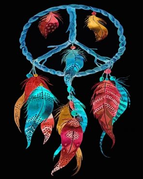 Dream Catcher Feathers Paint By Numbers