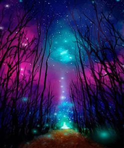 Galaxy Forest Paint By Numbers