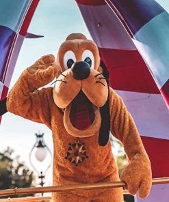 Disneyland Pluto Paint By Numbers
