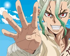 Dr Stone Senku Ishigami Paint By Numbers