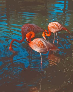 Flamingo Birds Paint By Numbers
