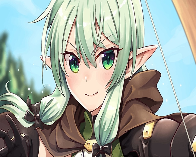 High Elf Archer Paint By Numbers