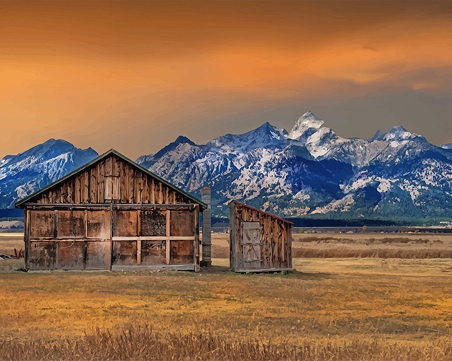 Grand Teton National Park Paint By Numbers