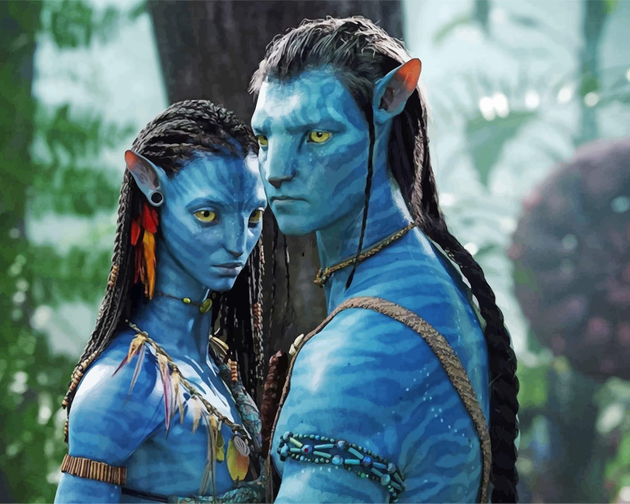 Jake Sully And Neytiri Avatar New Paint By Numbers Numeral Paint