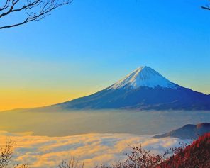 Mt fuji Japan Paint By Numbers