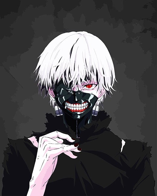 Kaneki Tokyo Ghoul New Paint By Numbers Numeral Paint