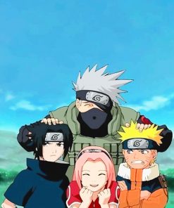 Naruto Team 7 Paint By Numbers